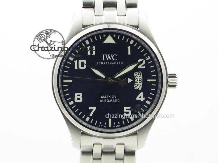 MIROTIME 0720 UrbanStyle Aquatimer Automatic IW329002 V6F 1:1 Best Edition Black Dial On SS Bracelet MIYOTA 7317
